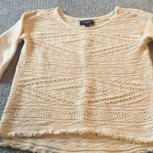 American eagle fringe sweater